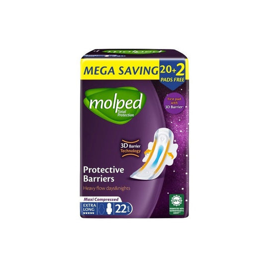 Molped Protective Barries Maxi Extra Long 22 Pads