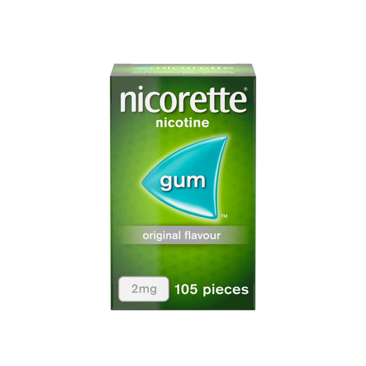 Nicorette Gum 2Mg Original 105 Pieces