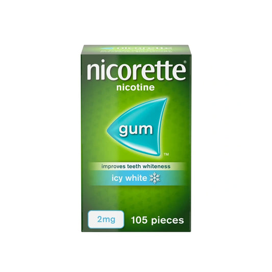 Nicorette Icy White 2 Mg Gum 105 Pcs