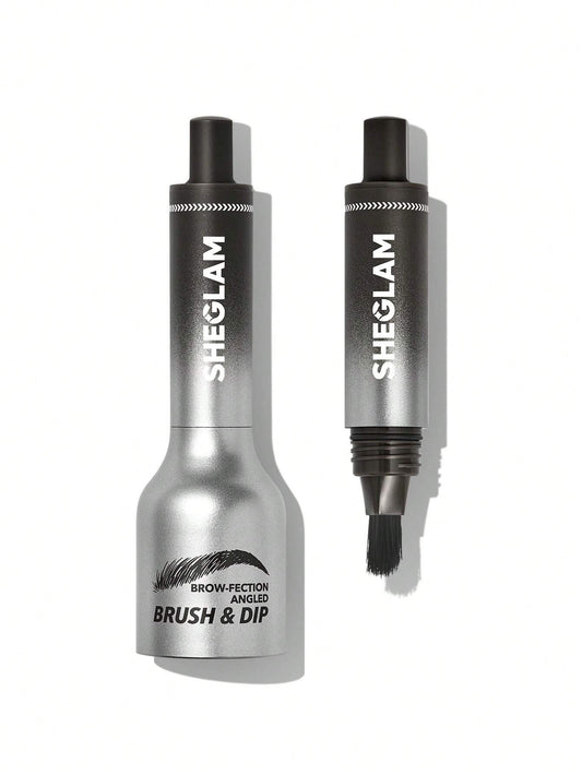 Sheglam Brow Fection Angled Brush & Dip CHARCOAL