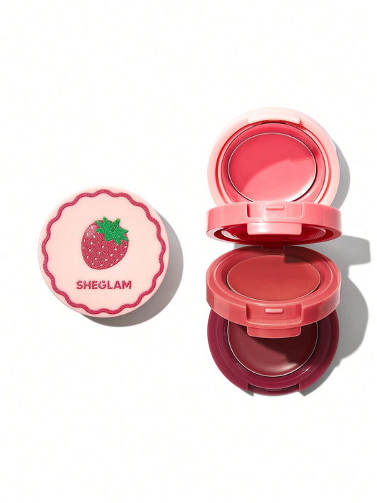 Sheglam Strawberry Cheek & Lip Cream Stack