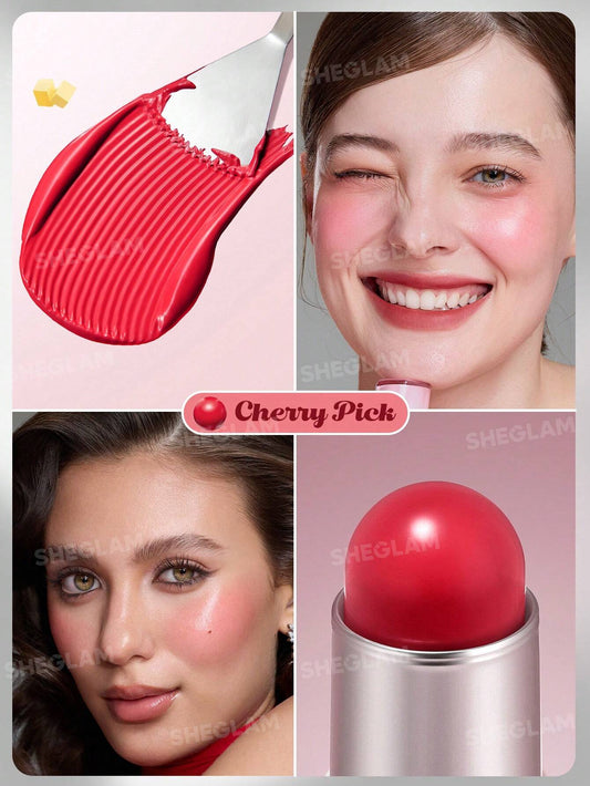 SHEGLAM GLASS GLOW BLUSH STICK CHERRY EXPRESS