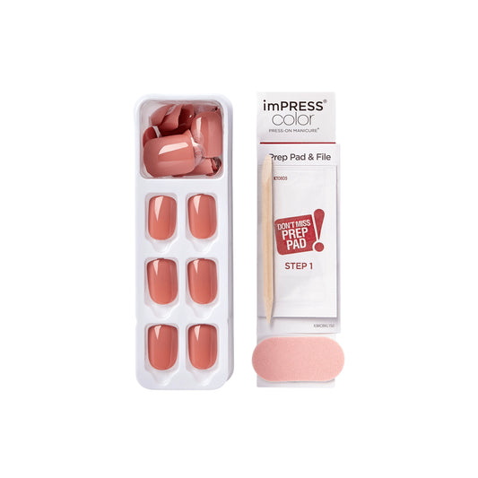 KISS IMPRESS COLOR 30NAILS 27 C CARAMEL