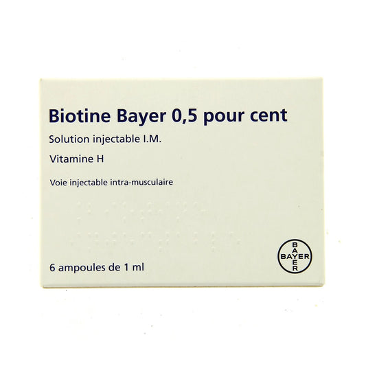 Biotin & Bepanthene Set 6 Amp