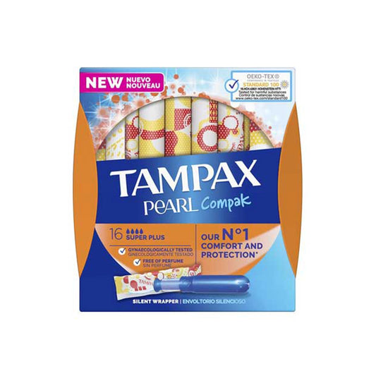 TAMPAX PEARL COMPAK 16 TAMPONS