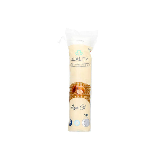 QUALITA COTTON PADS ARGAN OIL 100 PCS