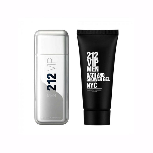 Carolina Herrera 212 VIP for Men Gift Set 100ml EDT + 100ml Shower Gel