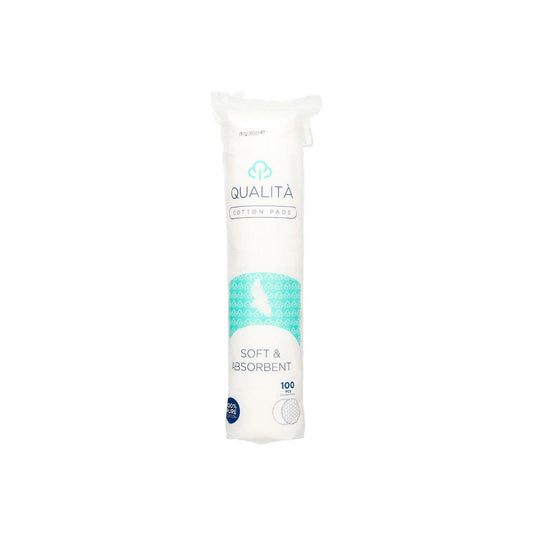 QUALITA COTTON PADS SOFT&ABSORBENT 100 PCS