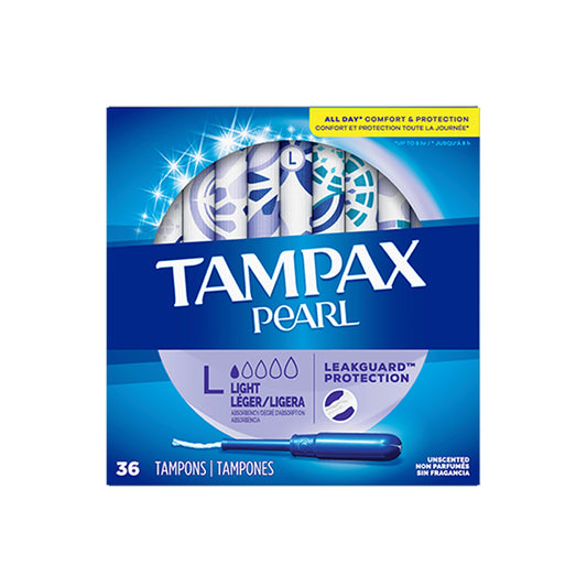 TAMPAX PEARL LIGHT LEGER 18 TAMPONS