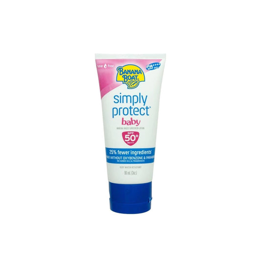 Banana Boat Simply Protect Water-Resistant Sunscreen for Baby SPF50+ (6+ Months) 90 ml