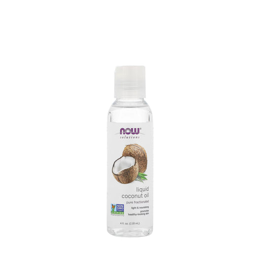 Now Liquid Coconut Oil Pure Oil 118 ML
