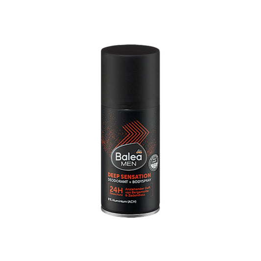 Balea Men Deep Sensation Deodorant +Body Spray 150ML