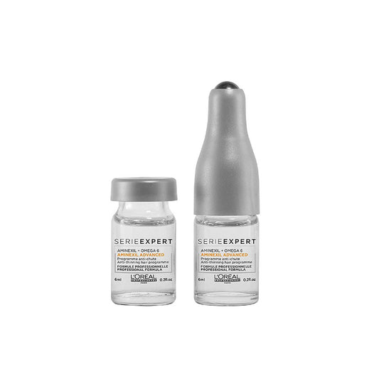 L'Oreal Professional Aminexil Advanced Anti-Hair Loss Serum Roll-On with Aminexil & Omega-6 10 X 6 ML Roll On