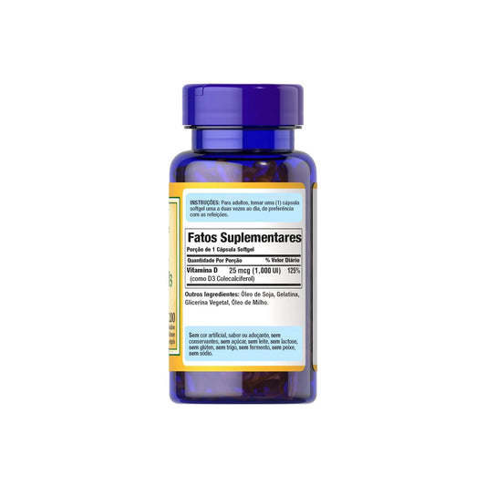 PURITANS PRIDE VIT-D 1000MG 100 CAP