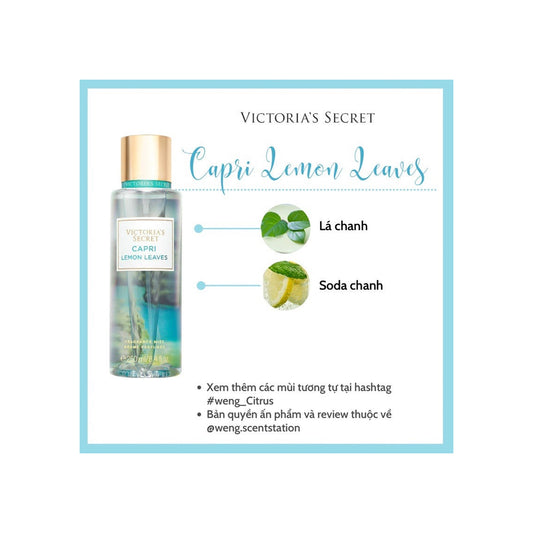 VICTORIA SECRET LEMON LEAVES BODY MIST 250 ML