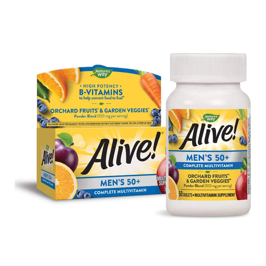 Alive Mens 50+ Complete Multivitamin 50 Tab