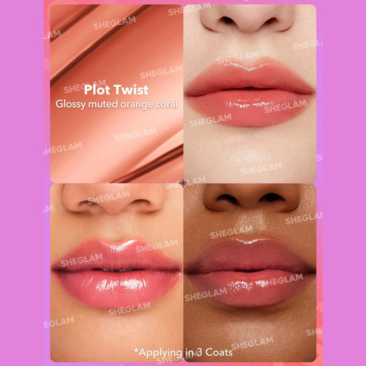 Sheglam High Shine Lip Stick Polt Twist