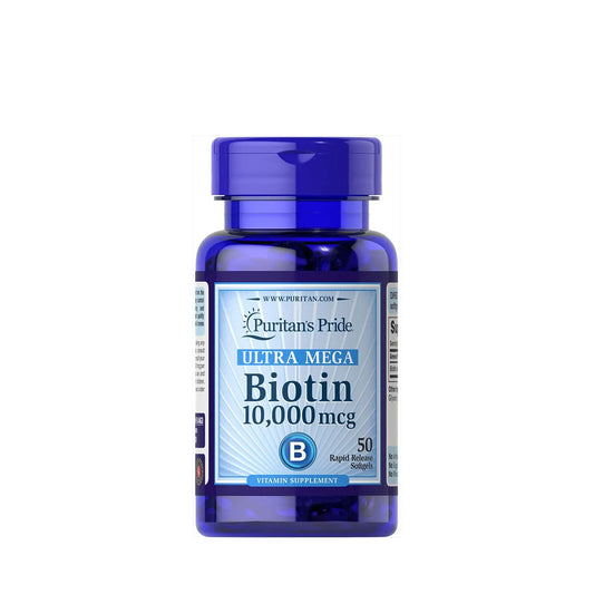 PURITANS PRIDE BIOTIN 10000 MCG 100 TABLETS