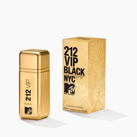 Carolina Herrera 212 Vip Black Gold MTV for Men Eau de Parfum 100ml