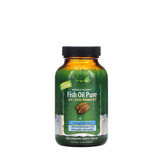 Irwin Naturals Fish Oil Pure 60 Capsules IMP++