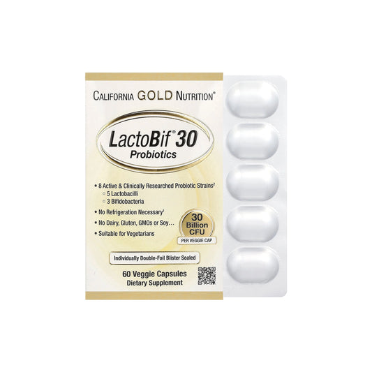 California Lactobif 30 Probiotics 60 Veg Cap