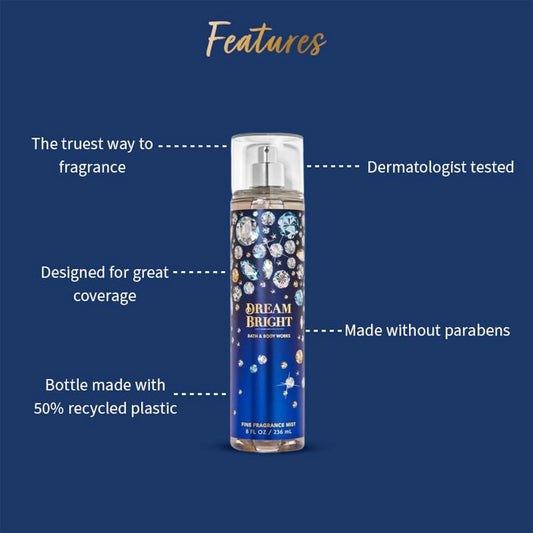 BATH & BODY WORKS DREAM BRIGHT SPRAY 236 ML