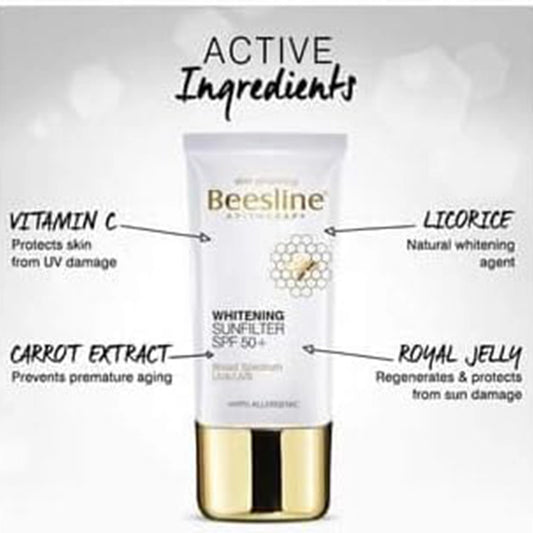 BEESLINE WHIENING SPF 50 + ROLL-ON BEAUTY PEARL