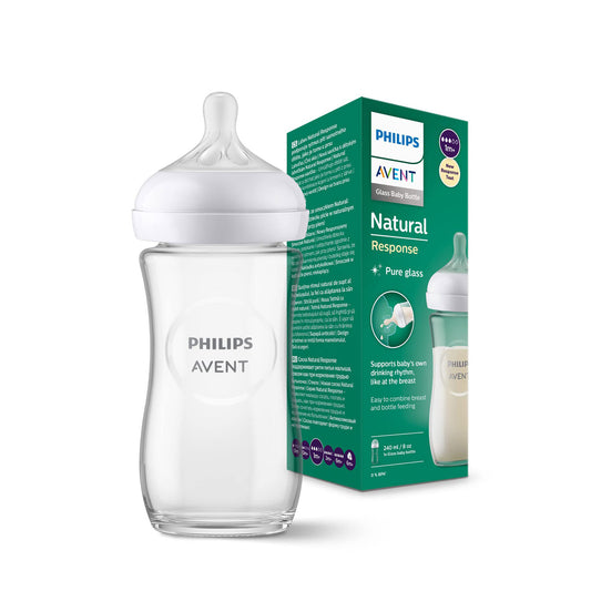 Avent Biberon Natural Glass 240ML 1M+ 93301