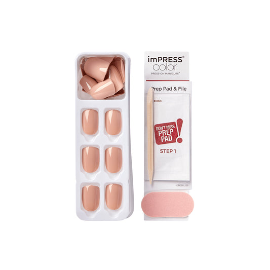 KISS IMPRESS COLOR 30NAILS 26C LATTE