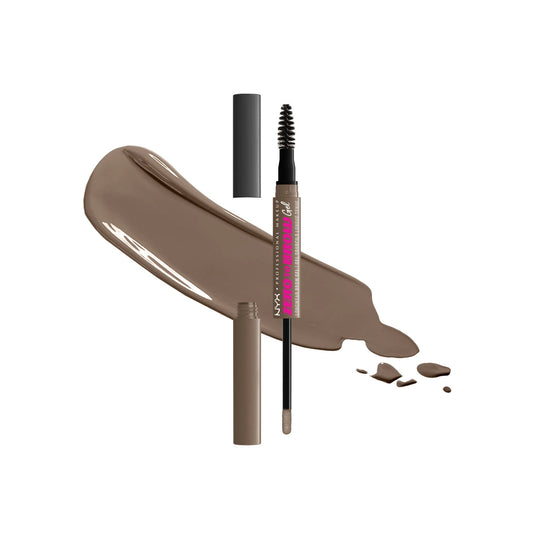 NYX Zero to Brow Longwear Eyebrow Gel 05 Ash Brown 2ml