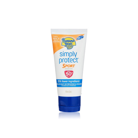 Banana Boat Sport Simply Protect Water-Resistant Sunscreen SPF50+ 90 ml