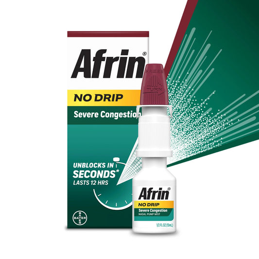 Afrin No Drip Spray 1 Bottles IMP ++