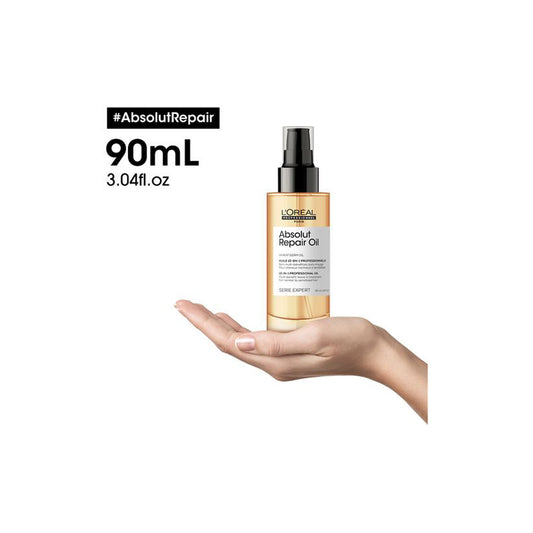L'Oreal Professional Absolut 10 in 1 Repairing Oil With Wheat Germ for Normal to Sensitized Hair 90 ML