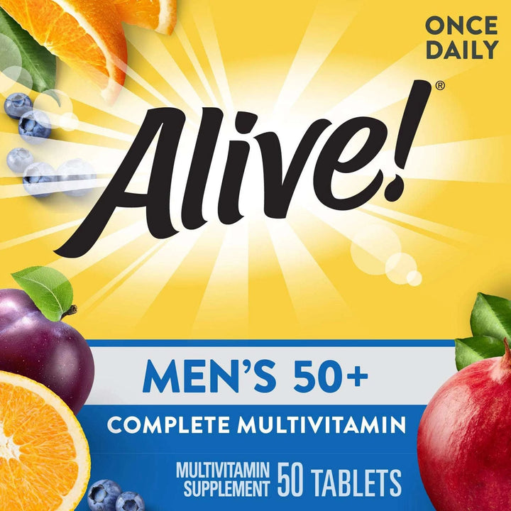 Alive Mens 50+ Complete Multivitamin 50 Tab Mai Pharmacy