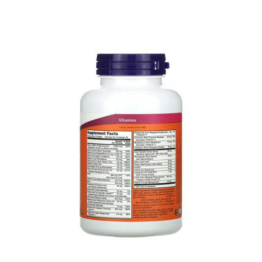 NOW Adam Mens Multiple Vitamin 90 Softgels IMP