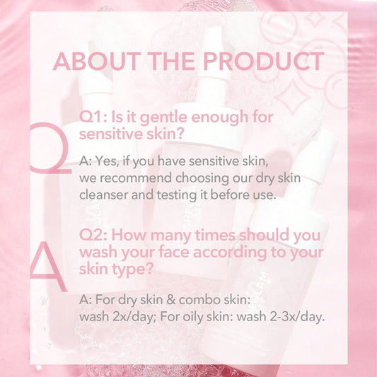Sheglam Dry Skin Face Cleanser 100 ML
