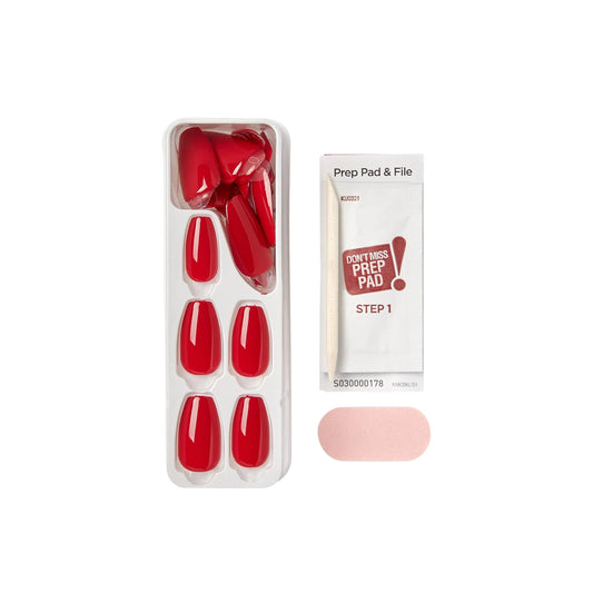 KISS IMPRESS COLOR 510 COFFIN SHAPE (REDDY OR NOT)