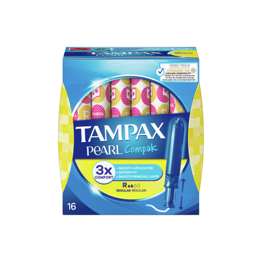 TAMPAX PEARL REGULAR 16 TAMPONS