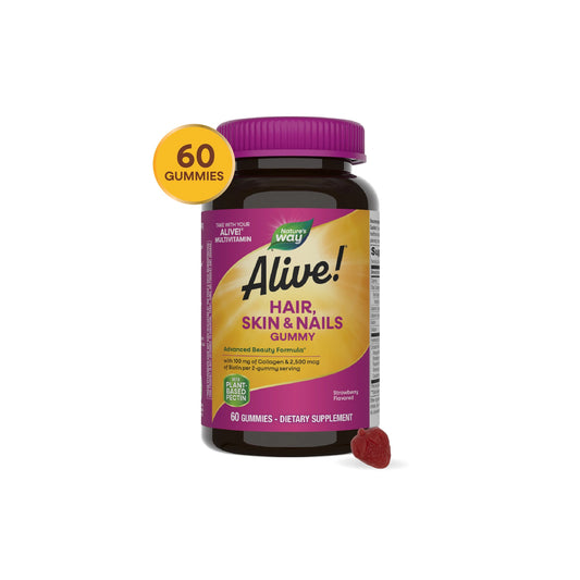 Alive Hair Skin&Nails Gummy 60 Gummies Imp++