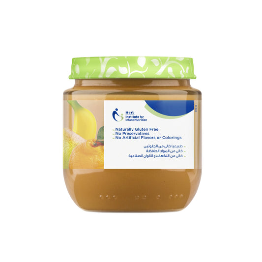 Hero Baby Banana, Mandarin & Pear Puree (6+ Months) 125 gr