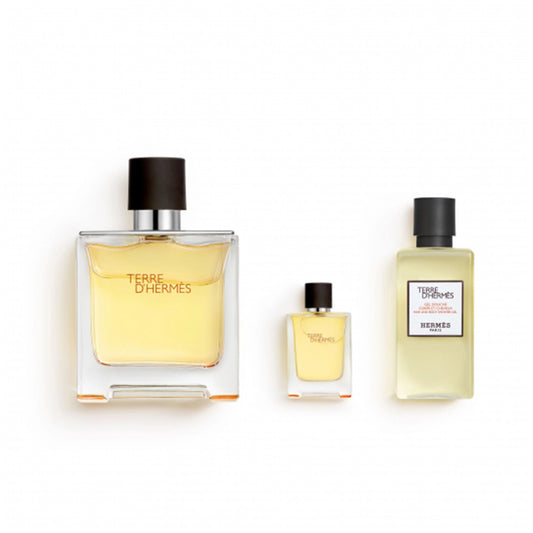 TERRE DHERMES PERFUME 75ML 5ML & SHOWER GEL 40 ML