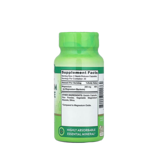 Natures Truth Magnesium Glycinate 60 Capsules IMP++