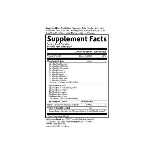 Garden of Life Dr.Formulated Prostate Plus Probiotic Supplement 30 capsules