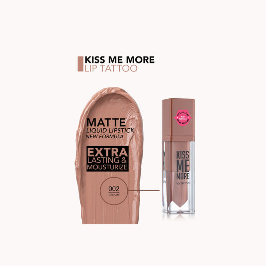 FLORMAR KISS ME MORE LIP TATTOO CREAMY 002 3.8 ML