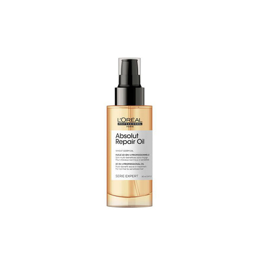 L'Oreal Professional Absolut 10 in 1 Repairing Oil With Wheat Germ for Normal to Sensitized Hair 90 ML