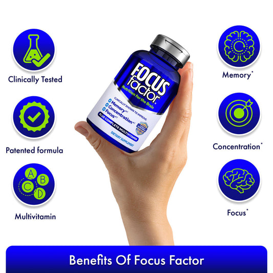Focus Factor Dittary Supplement 180 TAB IMP++