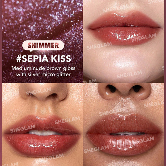 Sheglam Shimmer Lip Plumper Sepia Kiss