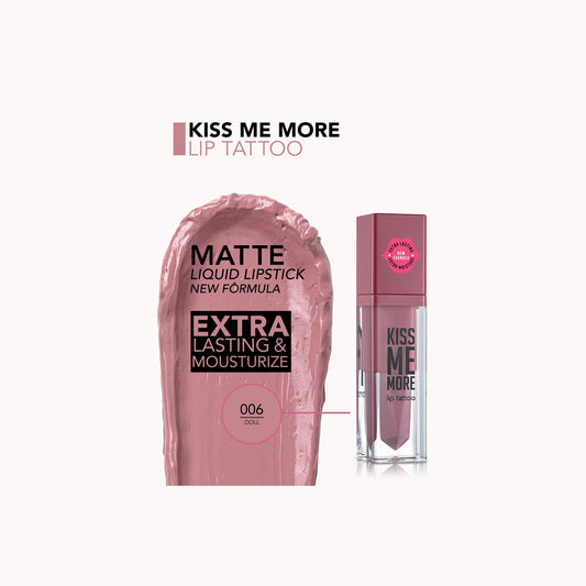 FLORMAR KISS ME MORE LIP TATTOO DOLL 006 3.8 ML