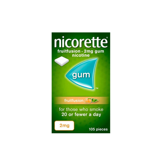 Nicorette Fruitfusion 2 Mg Gum 105 Pcs