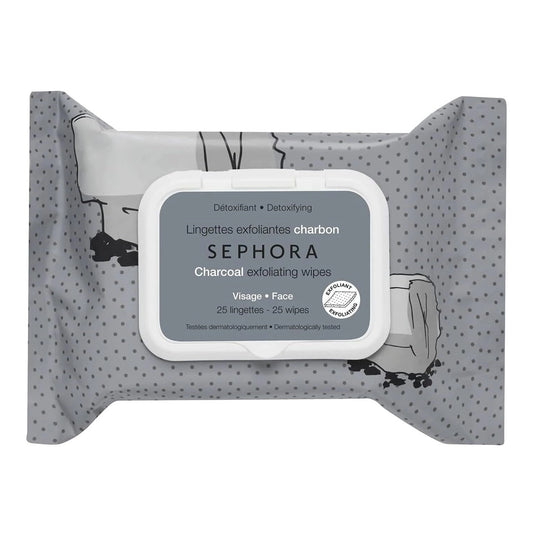 Sephora Charcoal Exfoliting Wips 25 Wipes